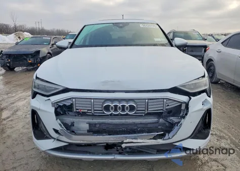 2022 Audi E-Tron Sportback Premium Plus из США, поврежденный, VIN WA12AAGE6NB013225